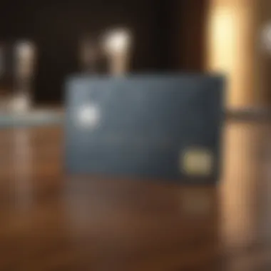 USAA credit card on a wooden table