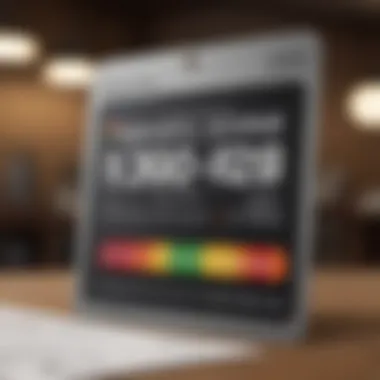 A close-up view of a credit score report showcasing a 700 score