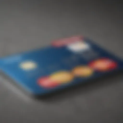 Conceptual illustration of prepaid credit cards