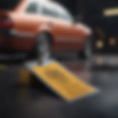 Assessing Vehicle Value and Down Payments A close-up of a car with a price tag