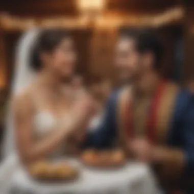 Celebrating Diverse Marriage Traditions A culturally diverse group celebrating marriage traditions