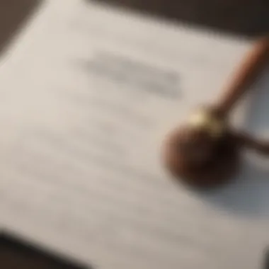 Understanding Legal Documentation A beautifully crafted legal document representing the name change process