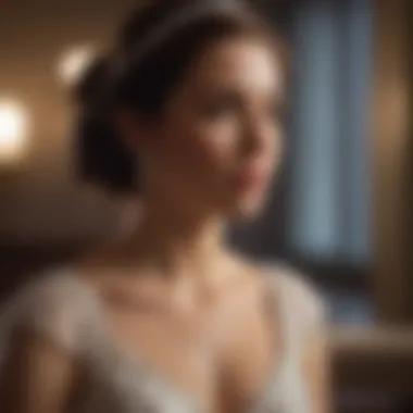Reflecting on Personal Identity A thoughtful individual reflecting on personal identity after marriage