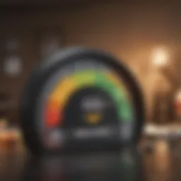 A detailed infographic illustrating the components of a credit score