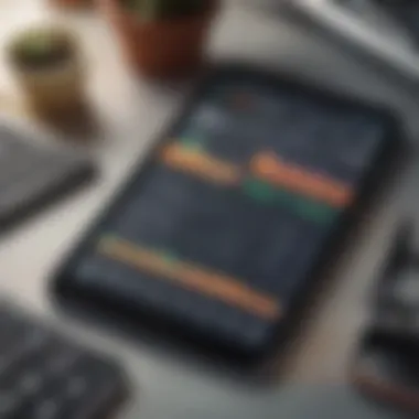 A diverse range of financial tools and apps displayed on a digital device.