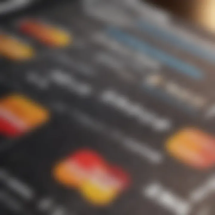 Close-up view of a credit report highlighting various factors affecting credit scores.