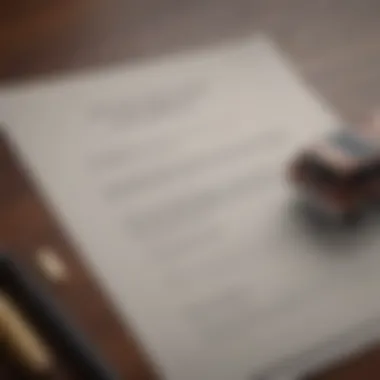 A close-up shot of a trade agreement document, symbolizing the legal and formal aspects of car trading.