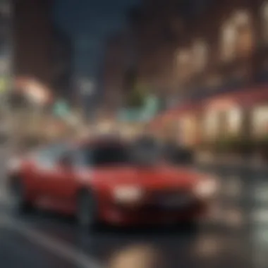 Exploring Car Insurance Options Online Digital interface displaying car insurance options