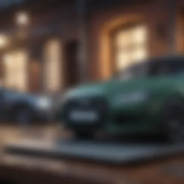 Comparing Car Insurance Quotes User comparing car insurance quotes on a laptop