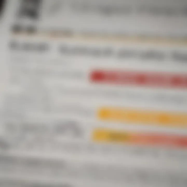 A close-up of a mortgage statement highlighting the loan number.