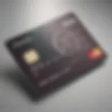 A visual representation of a credit card featuring the Merrick Bank logo and a design that signifies financial growth.