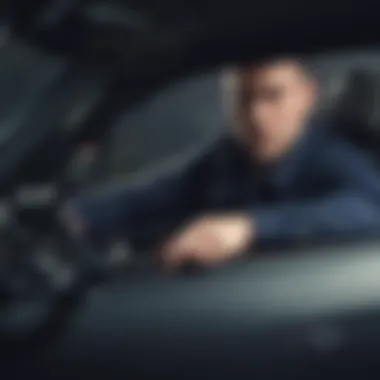 Understanding High-Risk Driver Characteristics Illustration showcasing elements that define high-risk driver status