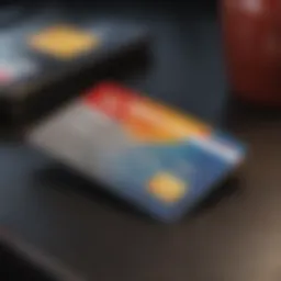 Visual representation of credit card usage in daily life