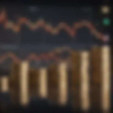 Graph showing capital gains over time