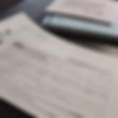 Streamlined Tax Filing Documentation Organized paperwork for streamlined tax filing.