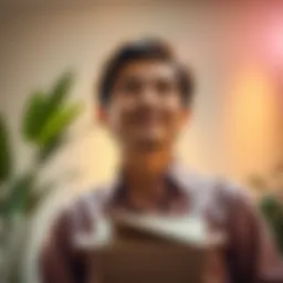 Conceptual illustration of financial empowerment through refinancing