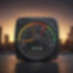 Conceptual representation of credit score improvement