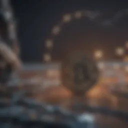 Illustration of digital connections in peer-to-peer lending