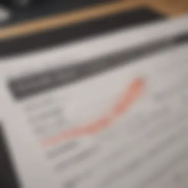 A close-up of a credit report with positive improvements highlighted