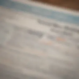 A close-up of a credit report with highlighted sections