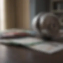Overview of two different bank accounts side by side
