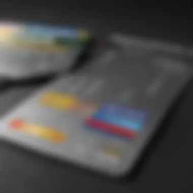 A visual comparison of top credit cards without annual fees showcasing their unique features.