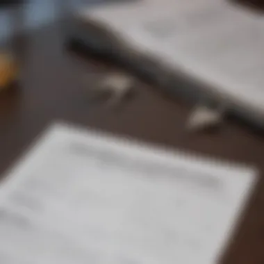 Essential Components of a Rental Application A well-organized rental application form with key sections highlighted.
