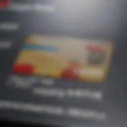 Detailed view of a Capital One credit card showcasing its unique number structure