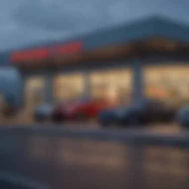 Exterior view of a reputable dealership