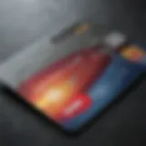 Illustration of a credit card highlighting accidental damage protection features.