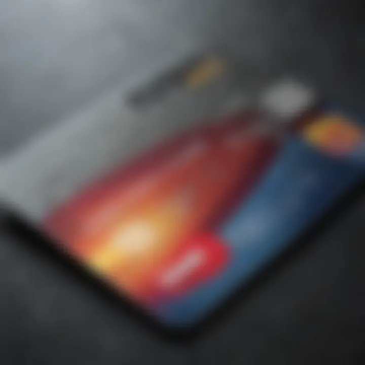 Illustration of a credit card highlighting accidental damage protection features.