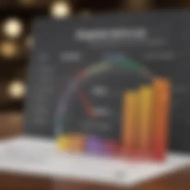 Graph showing credit score trends and their correlation with loan eligibility