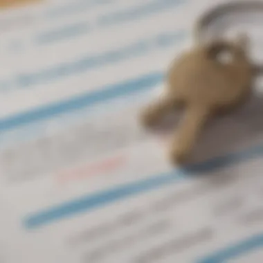 Key Sections of a Credit Report A close-up view of a credit report highlighting key sections