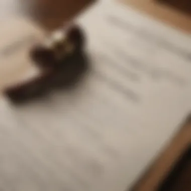 Legal Framework of Lease Agreements A legal document symbolizing lease agreements and guarantor roles.