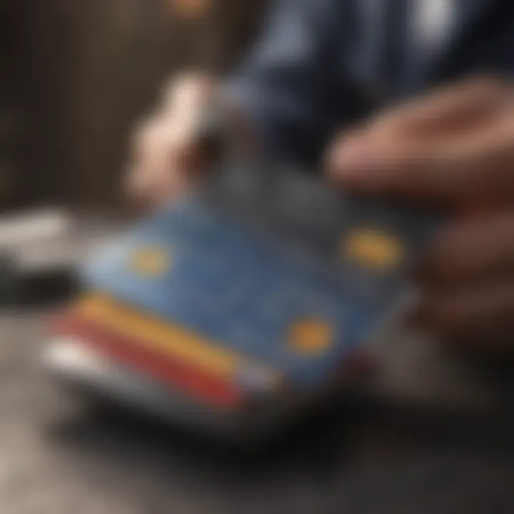 Illustration of secured credit card mechanics