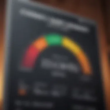 A close-up of a credit score report highlighting its significance