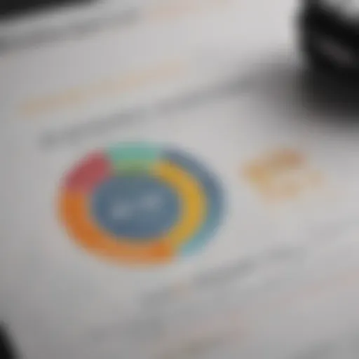 A close-up view of a credit score report highlighting key factors.