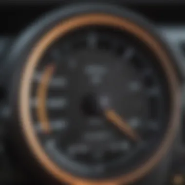 Loan Duration Insights from Your Dashboard Close-up of a car's dashboard showing the loan duration