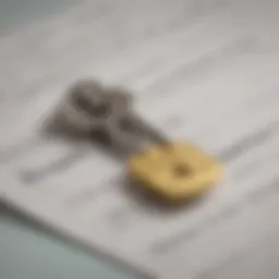 A close-up view of a credit report highlighting key sections