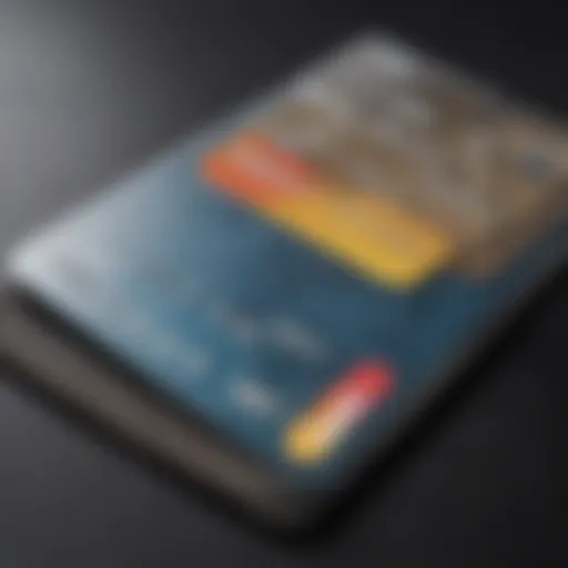 Close-up of a credit card with a magnifying glass highlighting suspicious charges