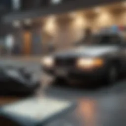 A person reporting a stolen driver's license at a police station